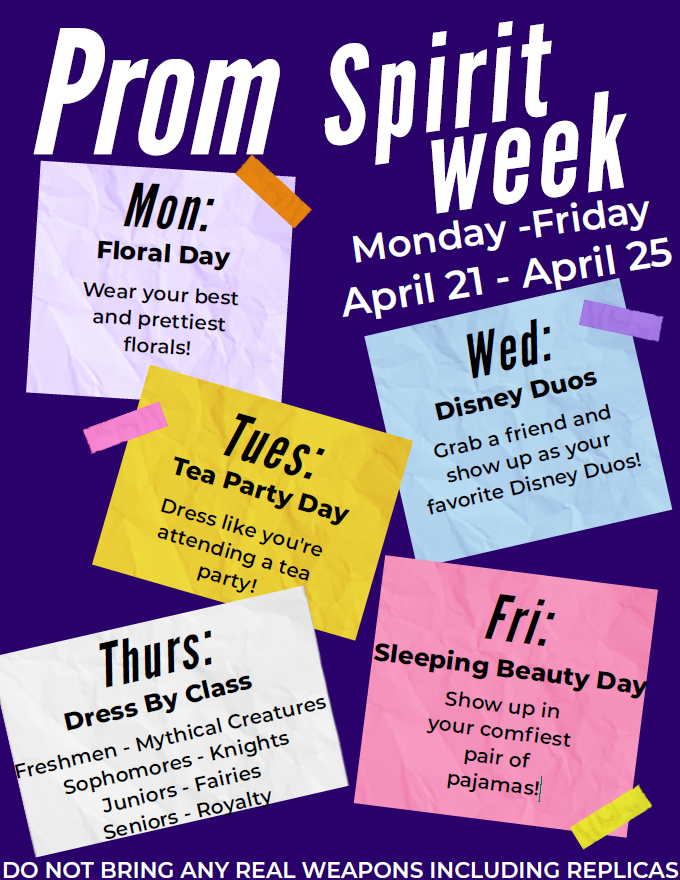 Vilseck HS Prom Week Spirit Week