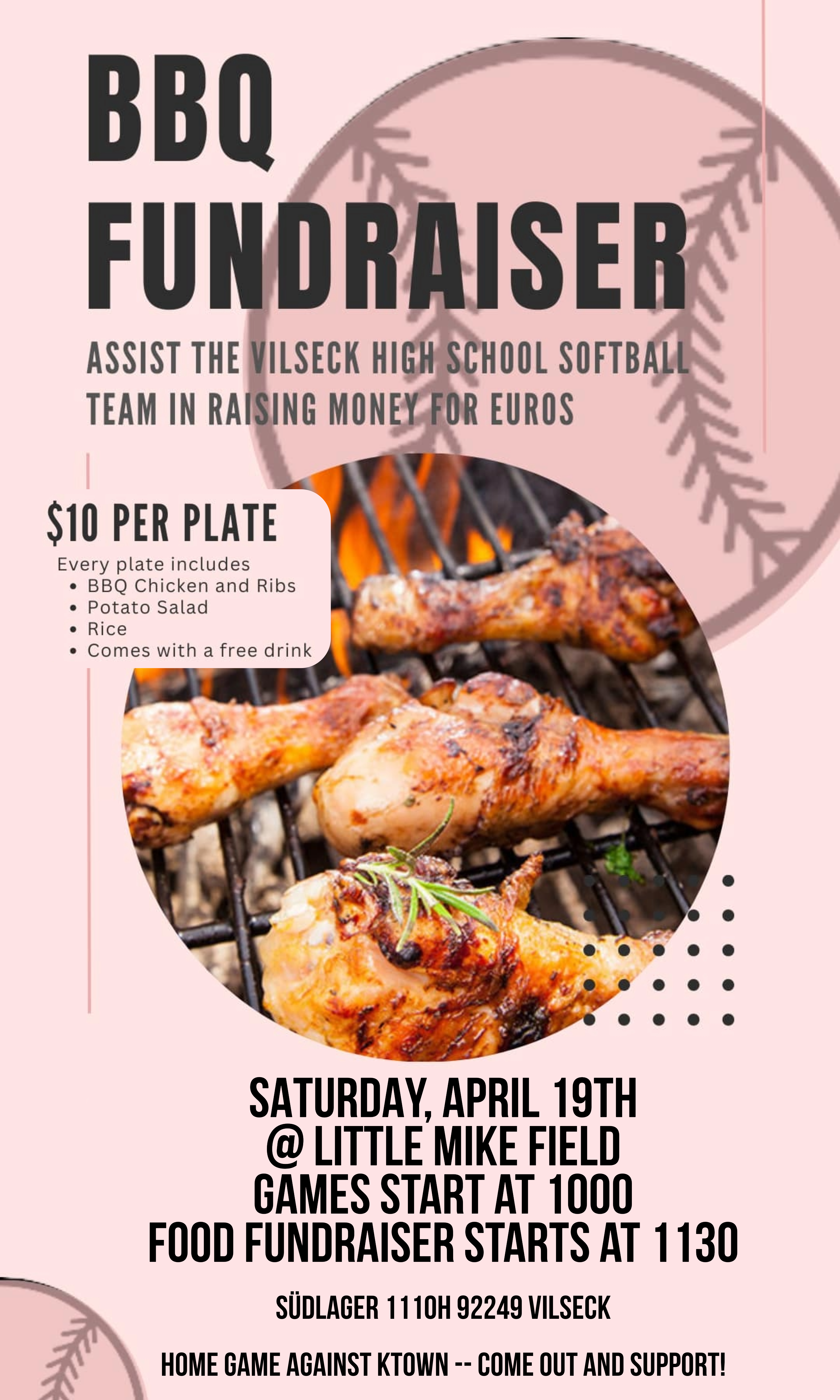 Softball Fundraiser