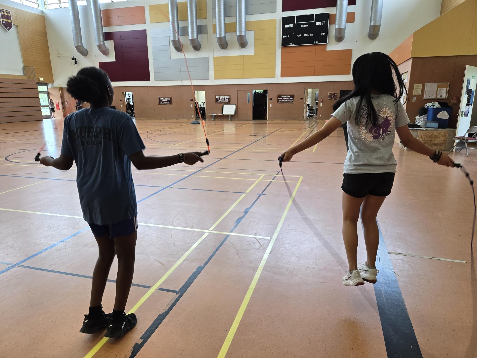 jumping rope