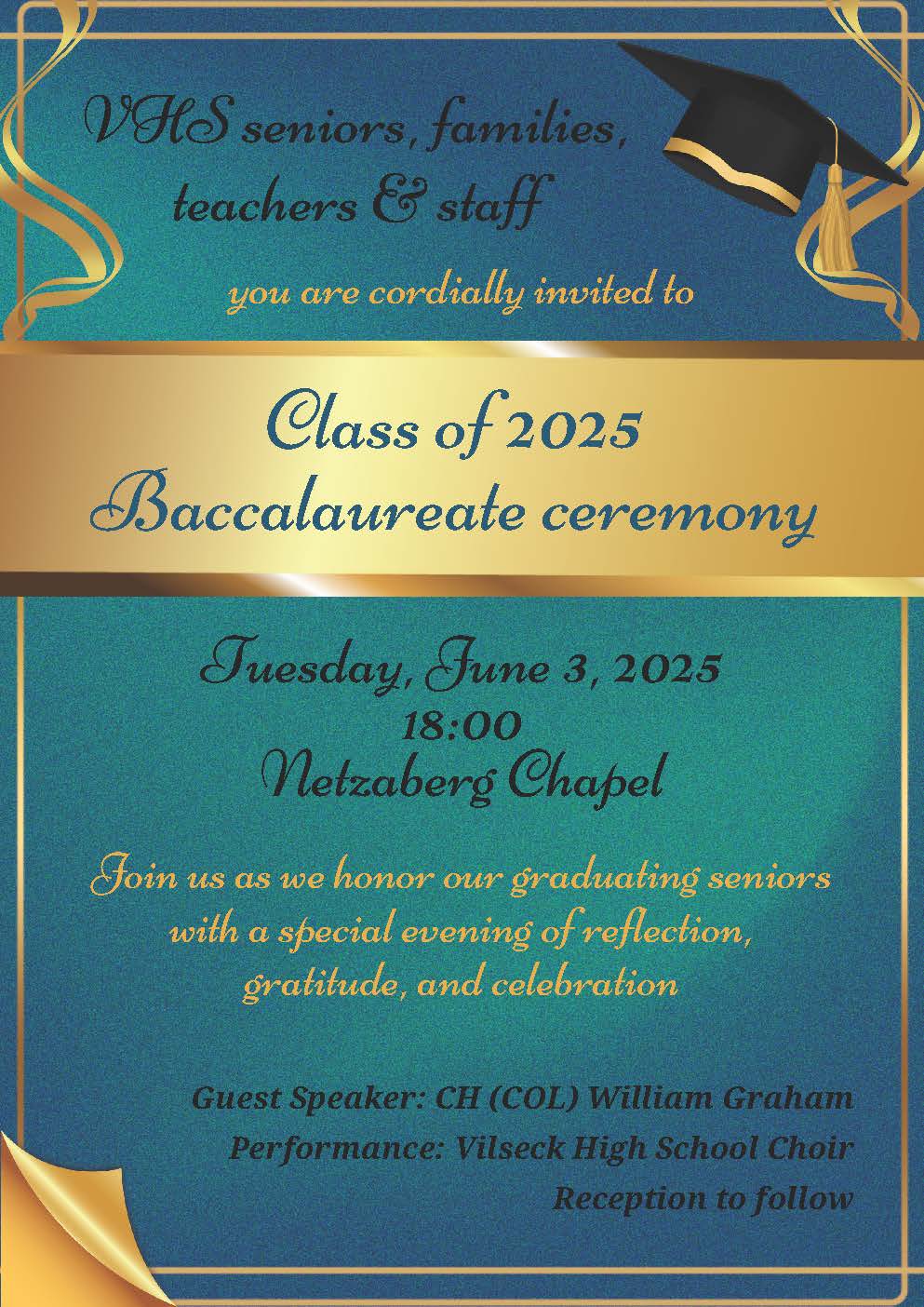 Baccalaureate 2025 Flyer