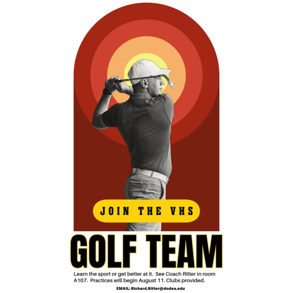 vhs golf team mens